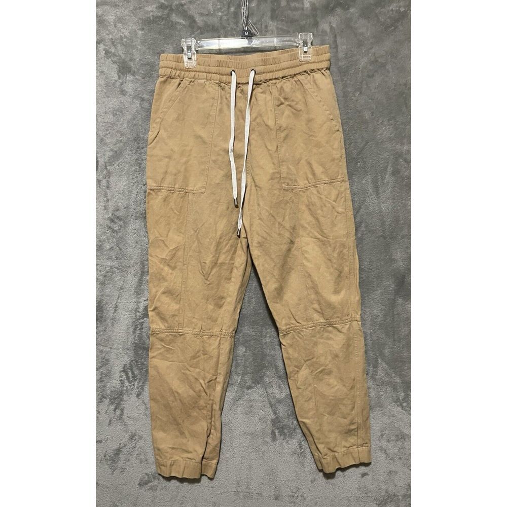 Apiece Apart Surf Pant Tan Sand Pull On Linen Organic Cotton Medium Pull On